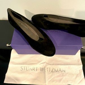 NWT Stuart Weitzman Suede Flats
